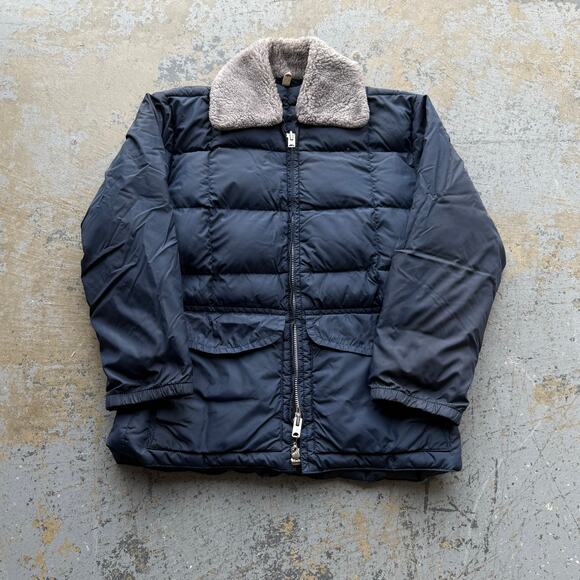 Vintage 70’s Comfy Goose Down Puffer Jacket M - Picture 1 of 8